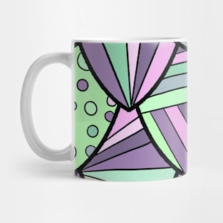 Colorful abstract geometric pattern Mug